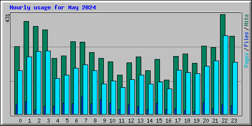 Hourly usage for May 2024